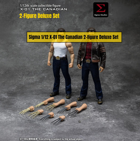 (Pre-Order) Sigma Studio 1/12 X-01 The Canadian 2-figure Deluxe Set action figure