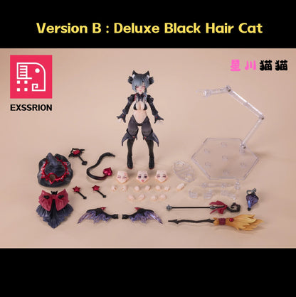(Pre-Order) EXSSRION Studio 1/12 witch of the other world Hoshikawa Cat Red and Black hair version