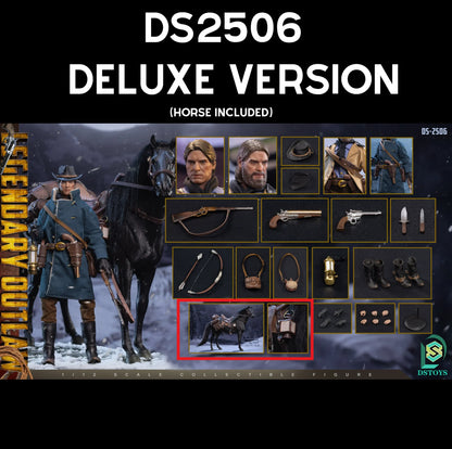 (Pre-Order) DSTOYS 1/12 Legendary Outlaw action figure DS2505 Standard and DS2506 Deluxe with horse