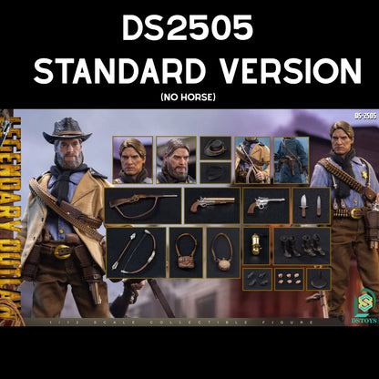 (Pre-Order) DSTOYS 1/12 Legendary Outlaw action figure DS2505 Standard and DS2506 Deluxe with horse