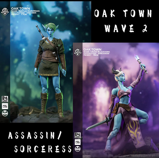 (Pre-Order) Lazy Monster Studio Oak Town 1/12 Darkmoon Assassin and Sorceress