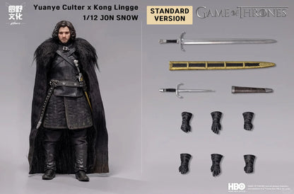 (Pre-Order) Yuanye Culture x Kong Lingge 1/12 Offical Licensed Game of Thrones Jon Snow Standard/Deluxe/Kit