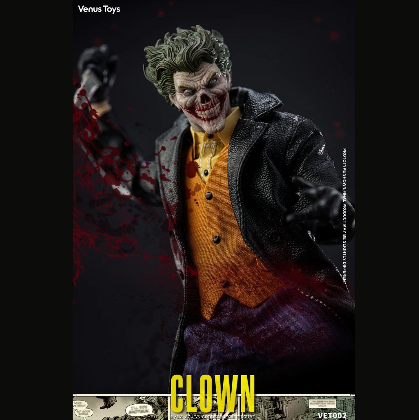 (Pre-Order) Venus Toys 1/12 Clown action figure with Preorder Bonus VET002