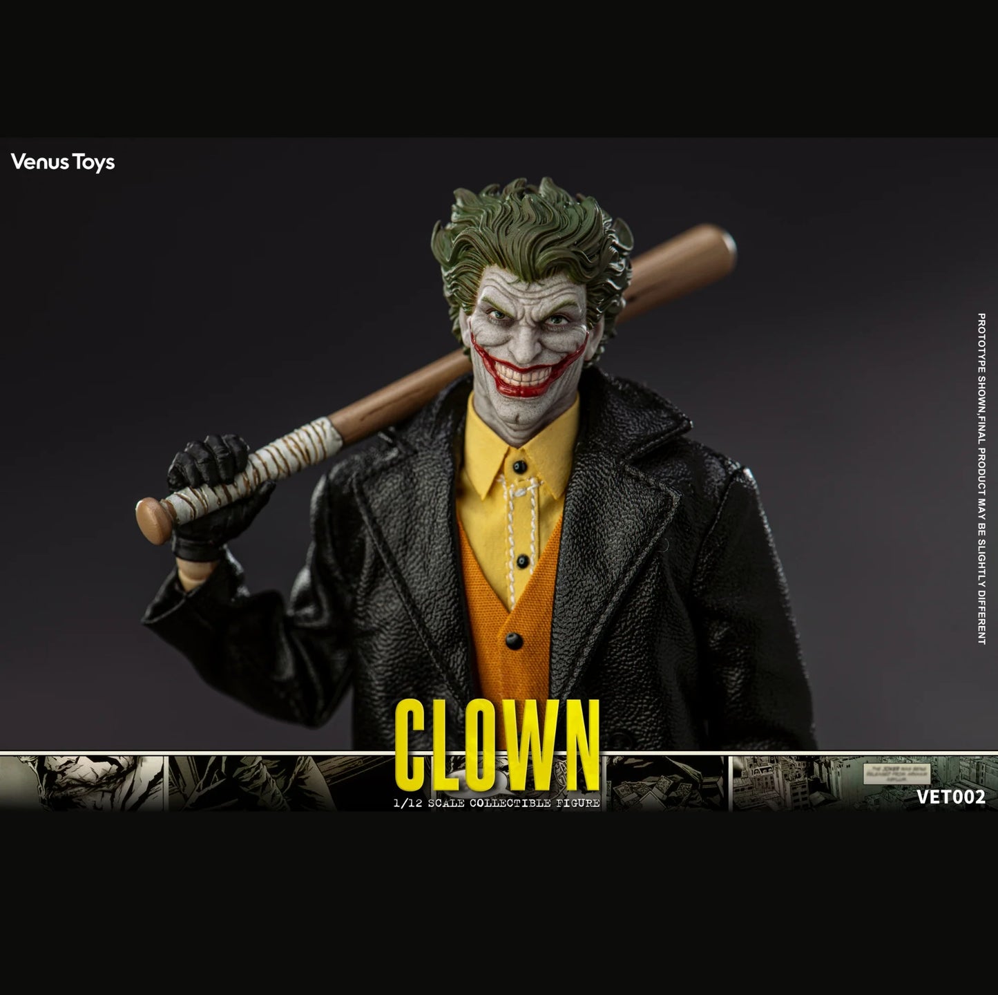 (Pre-Order) Venus Toys 1/12 Clown action figure with Preorder Bonus VET002