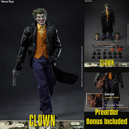(Pre-Order) Venus Toys 1/12 Clown action figure with Preorder Bonus VET002
