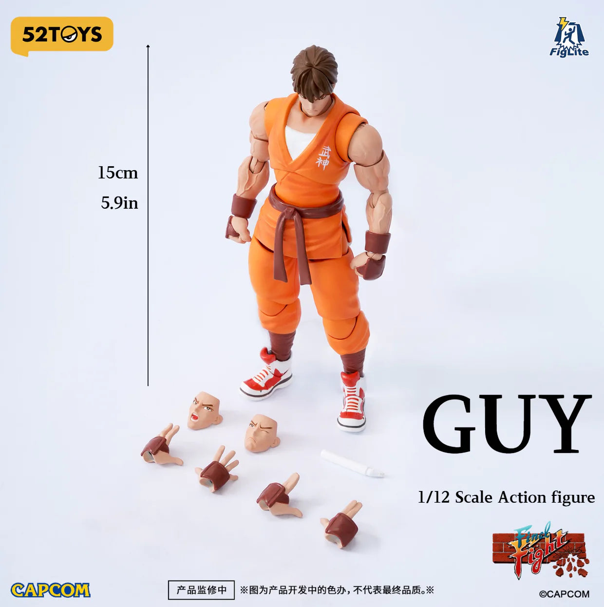 (Pre-Order) 52toys 1/12 Official Licensed Final Fight Guy