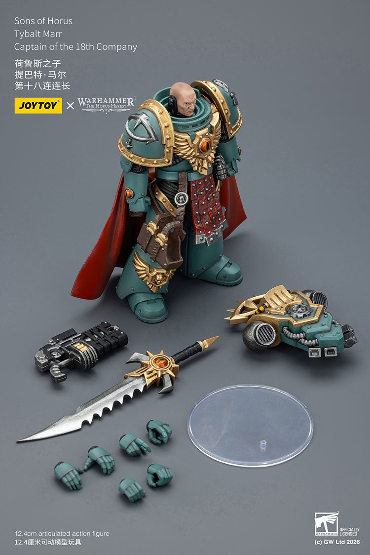 JOY TOY Warhammer The Horus Heresy Sons of Horus Tybalt Marr Captain of the 18th Company