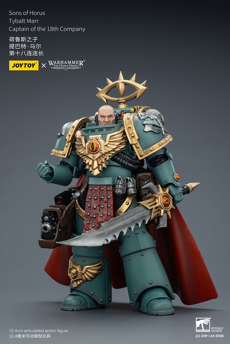 JOY TOY Warhammer The Horus Heresy Sons of Horus Tybalt Marr Captain of the 18th Company