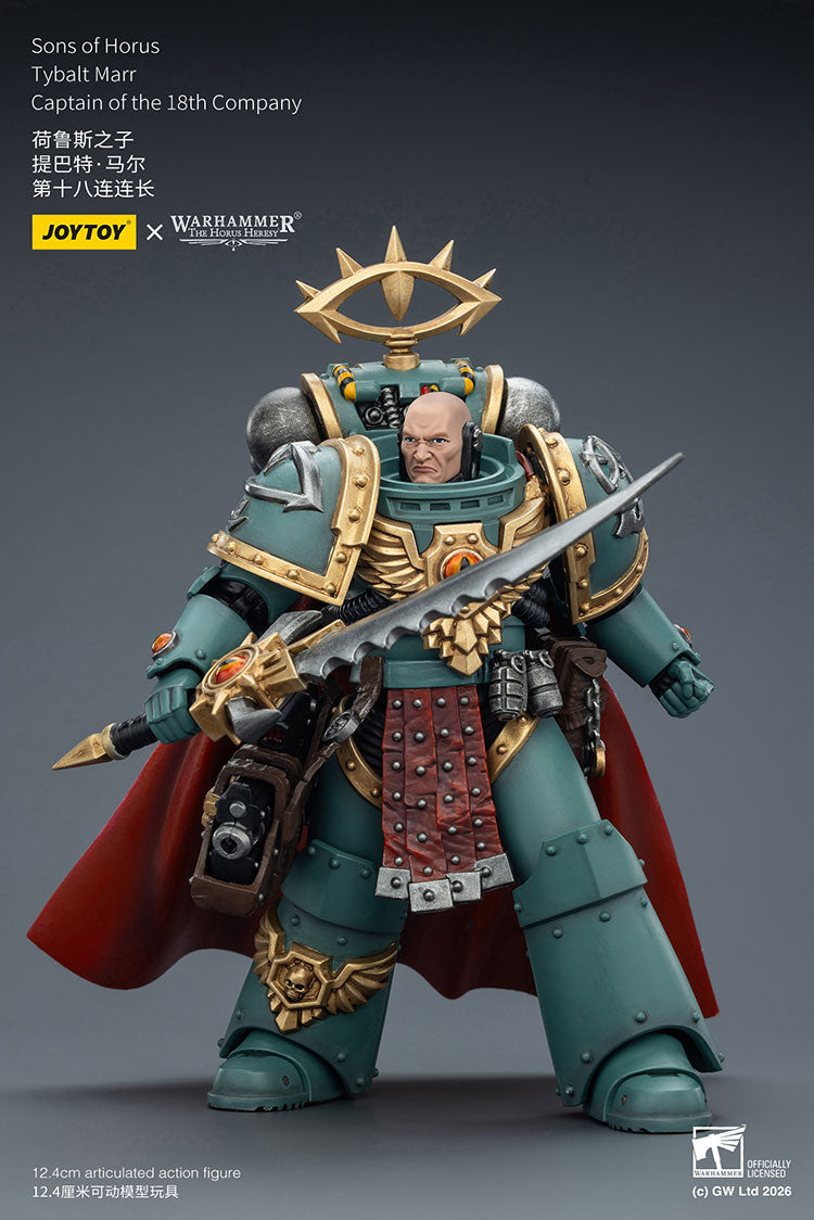 JOY TOY Warhammer The Horus Heresy Sons of Horus Tybalt Marr Captain of the 18th Company