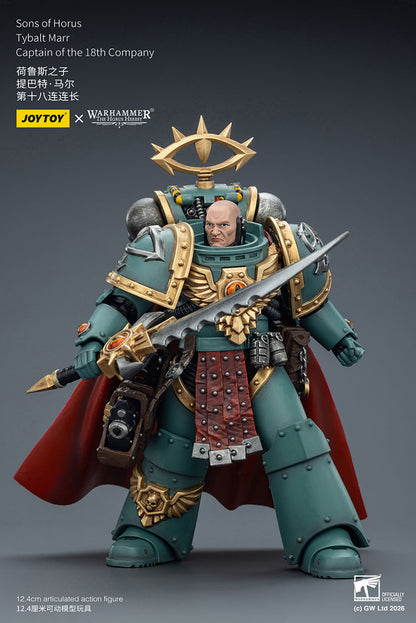 JOY TOY Warhammer The Horus Heresy Sons of Horus Tybalt Marr Captain of the 18th Company