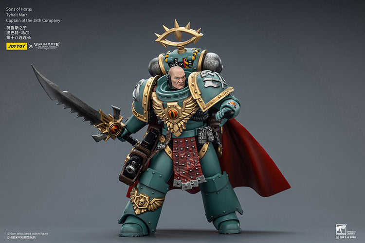 JOY TOY Warhammer The Horus Heresy Sons of Horus Tybalt Marr Captain of the 18th Company