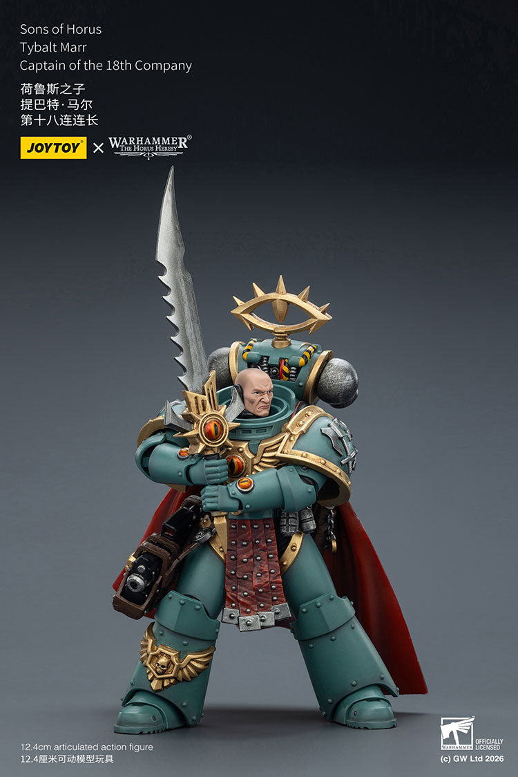 JOY TOY Warhammer The Horus Heresy Sons of Horus Tybalt Marr Captain of the 18th Company