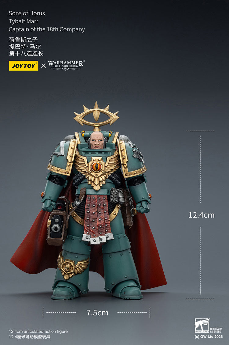 JOY TOY Warhammer The Horus Heresy Sons of Horus Tybalt Marr Captain of the 18th Company