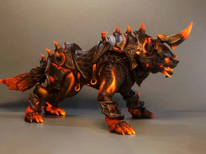 Fish Toys e Wolf of Glory Mount (Lava Armor Special Edition Ver.) 1/12 Scale Action Figure