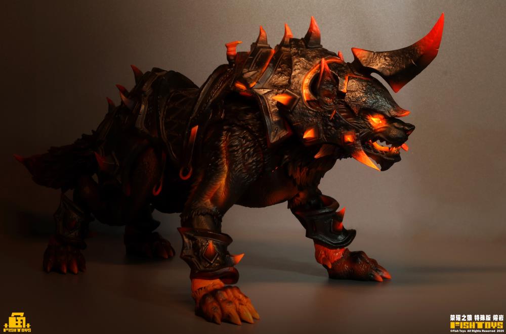 Fish Toys e Wolf of Glory Mount (Lava Armor Special Edition Ver.) 1/12 Scale Action Figure