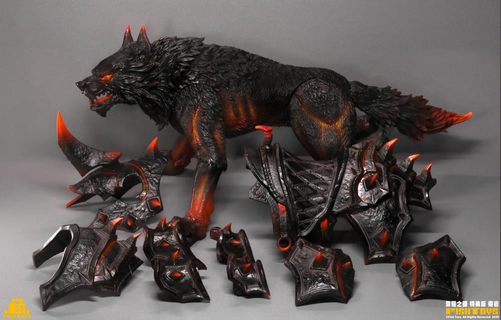 Fish Toys e Wolf of Glory Mount (Lava Armor Special Edition Ver.) 1/12 Scale Action Figure