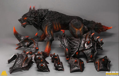 Fish Toys e Wolf of Glory Mount (Lava Armor Special Edition Ver.) 1/12 Scale Action Figure