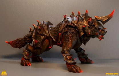 Fish Toys e Wolf of Glory Mount (Lava Armor Special Edition Ver.) 1/12 Scale Action Figure
