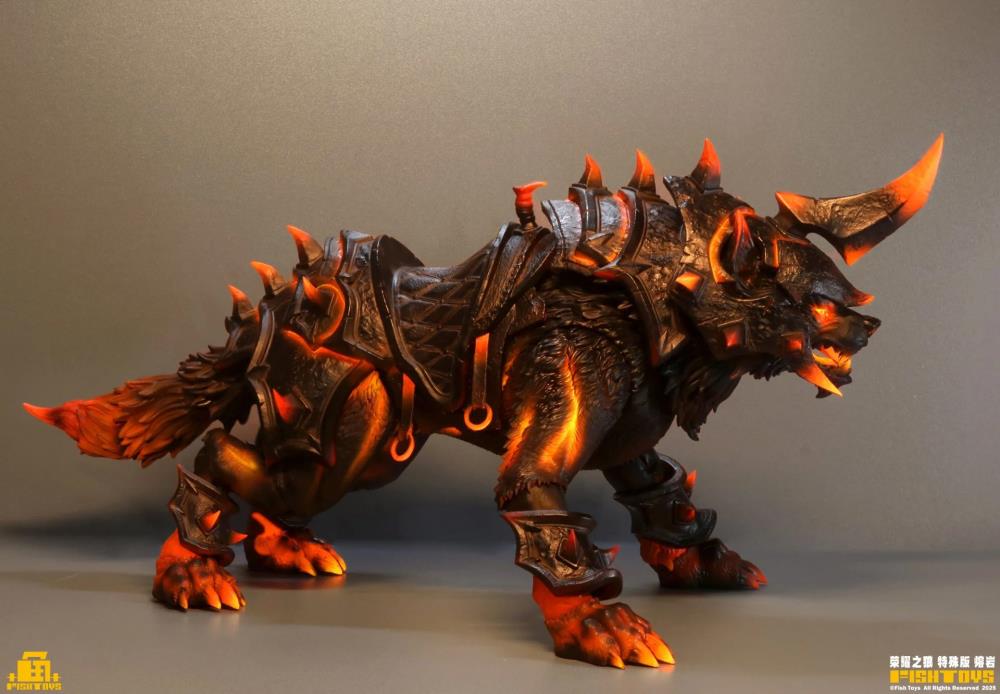 Fish Toys e Wolf of Glory Mount (Lava Armor Special Edition Ver.) 1/12 Scale Action Figure
