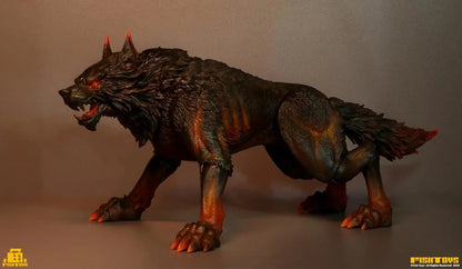 Fish Toys e Wolf of Glory Mount (Lava Armor Special Edition Ver.) 1/12 Scale Action Figure