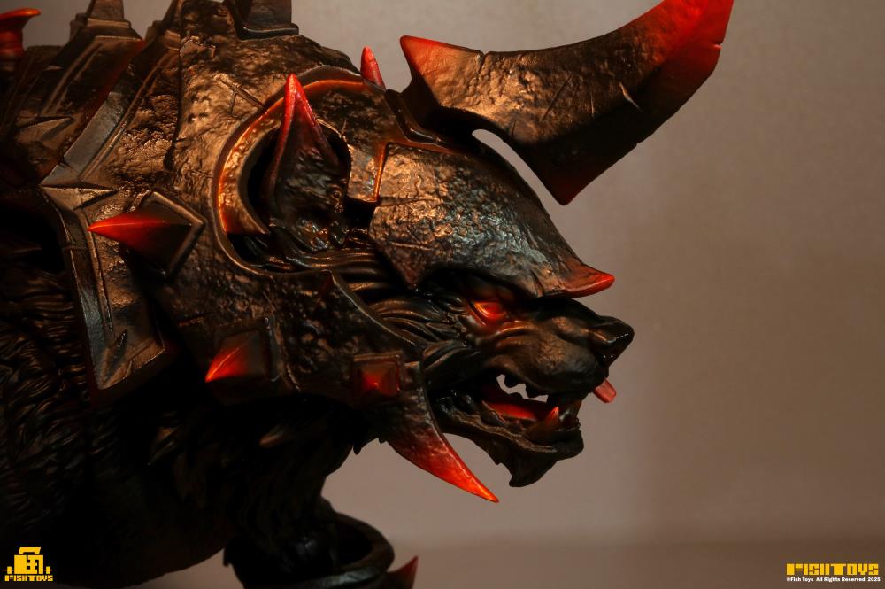 Fish Toys e Wolf of Glory Mount (Lava Armor Special Edition Ver.) 1/12 Scale Action Figure