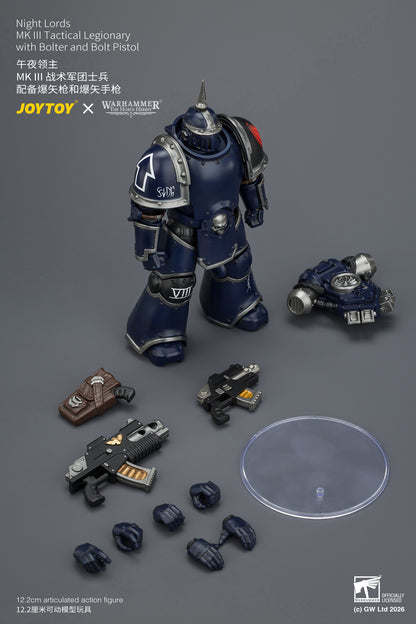 (Pre-Order) Warhammer The Horus Heresy Night Lords MK III Tactical Legionary with Bolter and Bolt Pistol