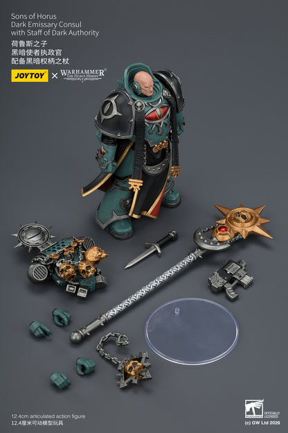 (Pre-Order) Warhammer The Horus Heresy Sons of Horus Dark Emissary Consul with Staff of Dark Authority