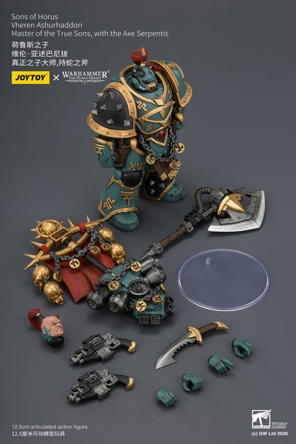 (Pre-Order) Warhammer The Horus Heresy Sons of Horus Vheren Ashurhaddon Master of the True Sons, with the Axe Serpentis