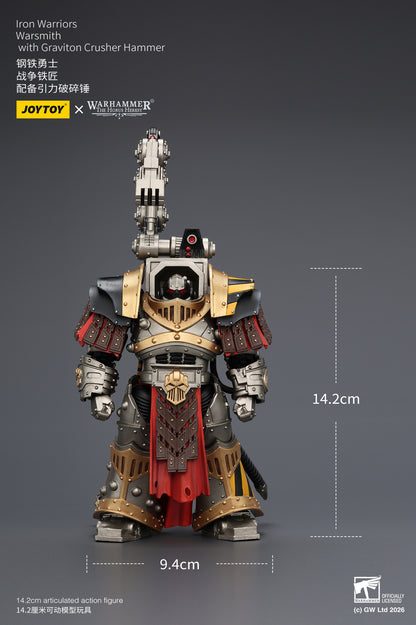 (Pre-Order) Warhammer The Horus Heresy Iron Warriors Warsmithwith Graviton Crusher Hammer