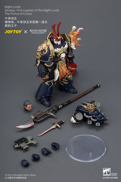 (Pre-Order) Warhammer The Horus Heresy Night Lords Sevatar, First Captain of the Night Lords The Prince of Crows
