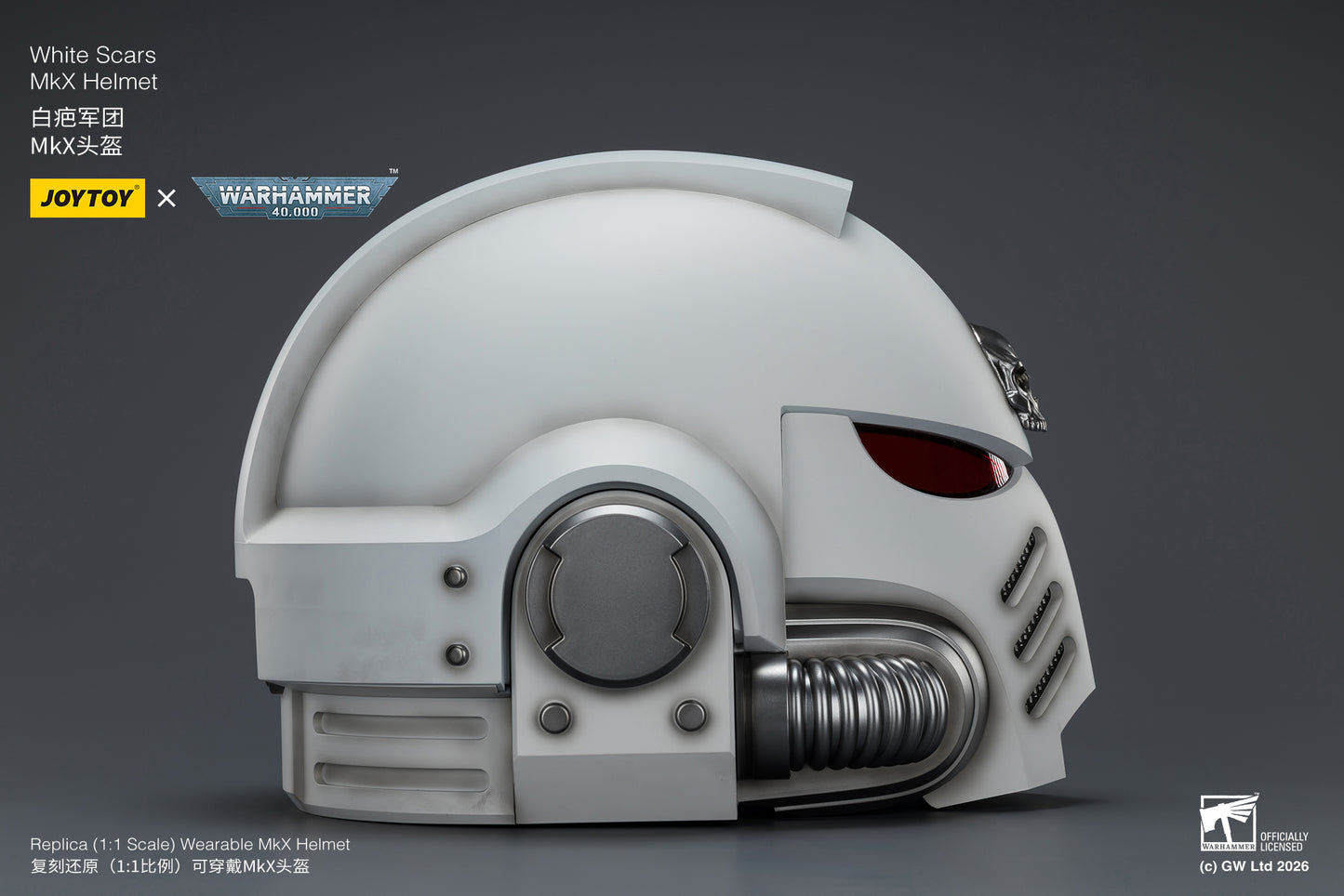 (Pre-Order) Warhammer 40k White Scars MkX Helmet