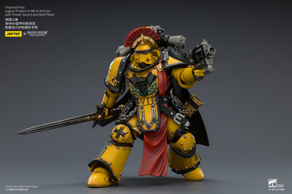 (Pre-Order) Warhammer The Horus Heresy Imperial Fists Legion Praetor in Mk III Armour with Power Sword and Bolt Pistol