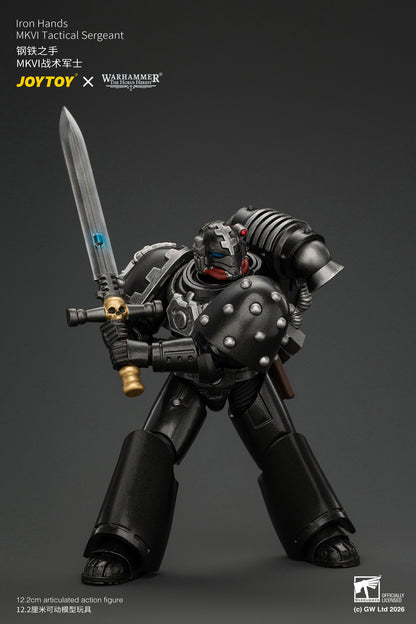 (Pre-Order) Warhammer The Horus Heresy Iron Hands MkVI Tactical Sergeant with Bolter, Plasma Pistol & Power sword