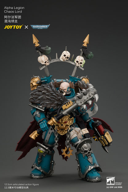 (Pre-Order) Warhammer The Horus Heresy Alpha Legion Chaos Lord with Plasma Pistol and Accursed Weapon