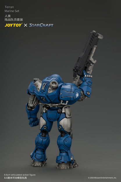 (Pre-Order) JoyToy StarCraft Terran Marine Set (3 Figures)