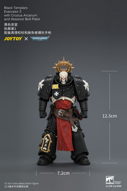 (Pre-Order) Warhammer 40k Black Templars Execrator 2 with Crozius Arcanum and Absolvor Bolt Pistol