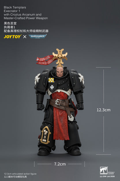 (Pre-Order) Warhammer 40k Black Templars Execrator 1 with Crozius Arcanum and Master-Crafted Power Weapon