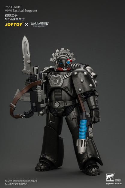 (Pre-Order) Warhammer The Horus Heresy Iron Hands MkVI Tactical Sergeant with Bolter, Plasma Pistol & Power sword