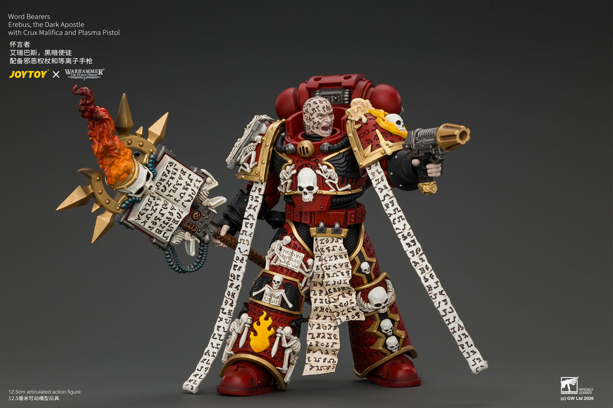 (Pre-Order) Warhammer The Horus Heresy Word Bearers Erebus, the Dark Apostle with Crux Malifica and Plasma Pistol