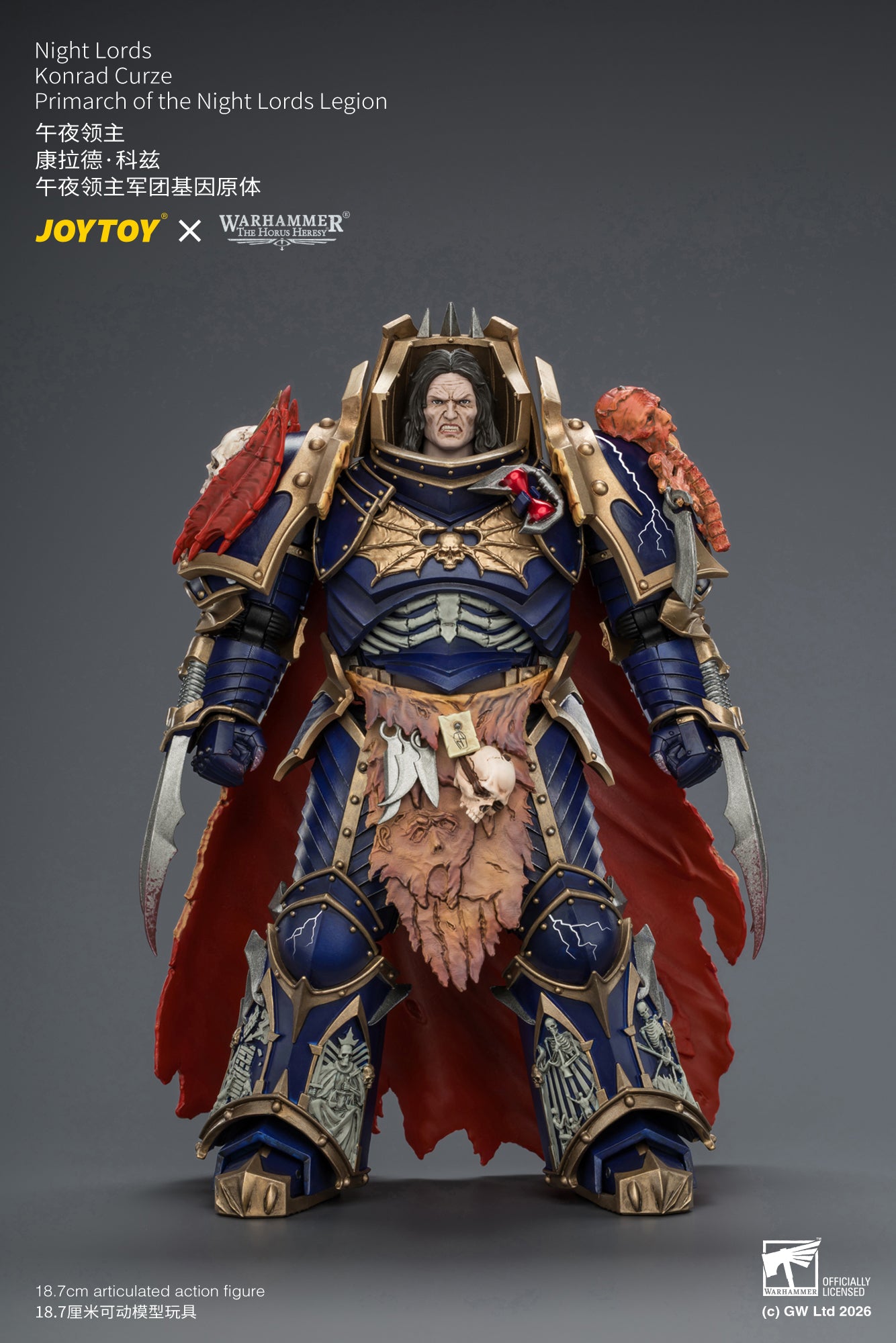 (Pre-Order) Warhammer The Horus Heresy Night Lords Konrad Curze Primarch of the Night Lords Legion