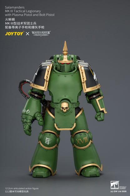 (Pre-Order) Warhammer The Horus Heresy Salamanders MK III Tactical Legionary with Plasma Pistol and Bolt Pistol