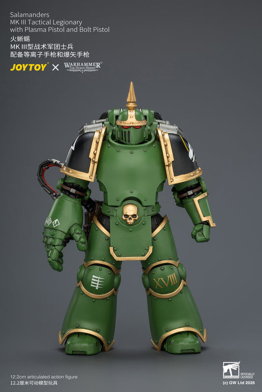 (Pre-Order) Warhammer The Horus Heresy Salamanders MK III Tactical Legionary with Plasma Pistol and Bolt Pistol