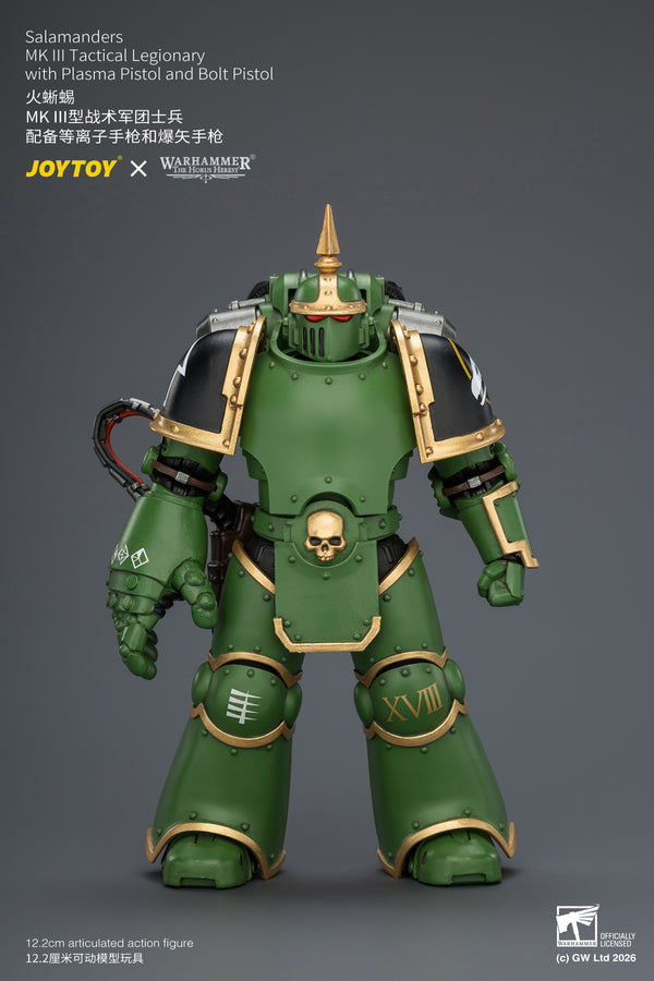 (Pre-Order) Warhammer The Horus Heresy Salamanders MK III Tactical Legionary with Plasma Pistol and Bolt Pistol
