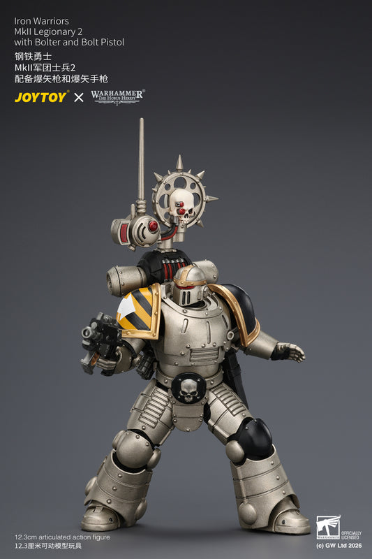 (Pre-Order) Warhammer The Horus Heresy Iron Warriors MkII Legionary 2 with Bolter and Bolt Pistol
