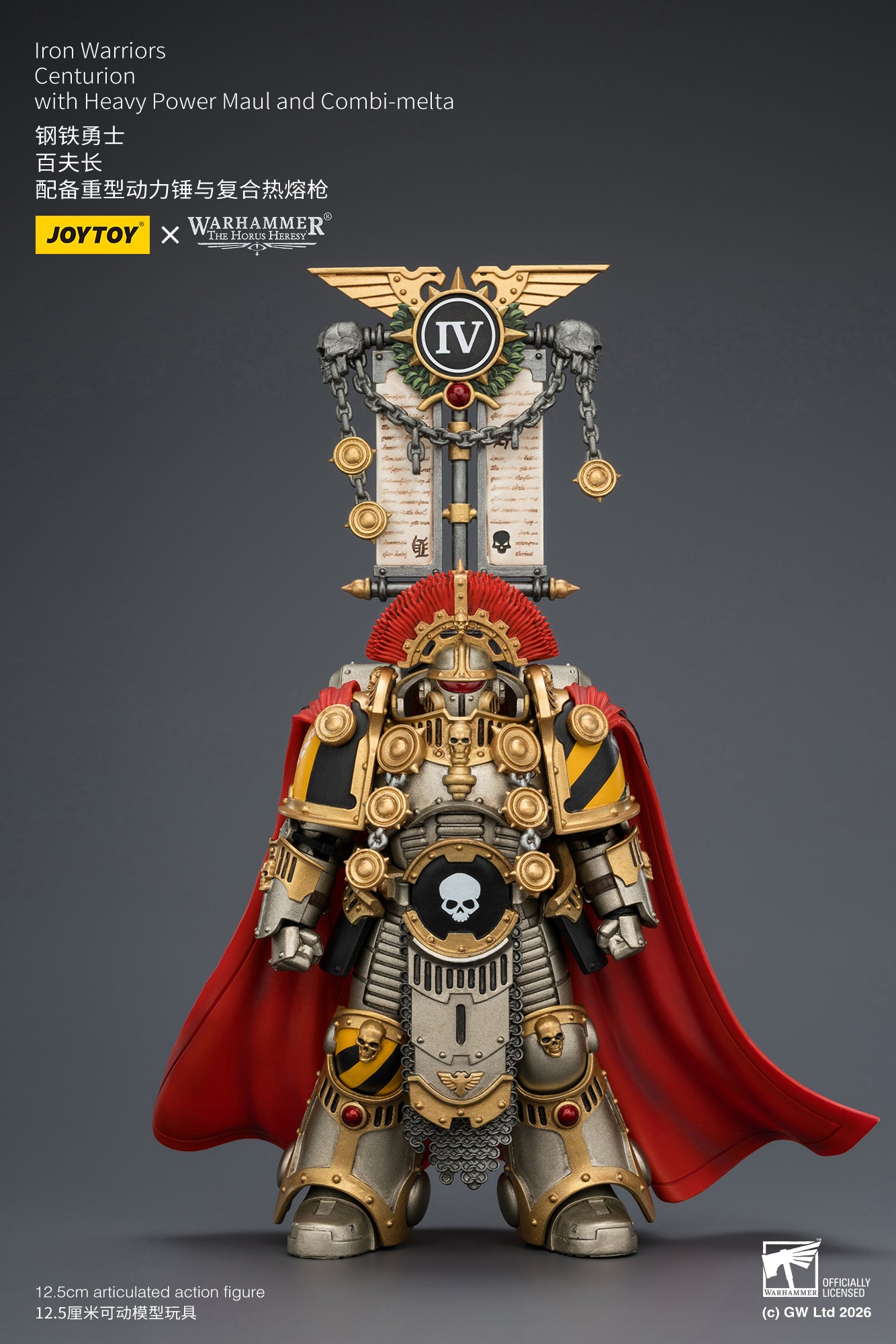 (Pre-Order) Warhammer The Horus Heresy Iron Warriors Centurion with Heavy Power Maul and Combi-melta