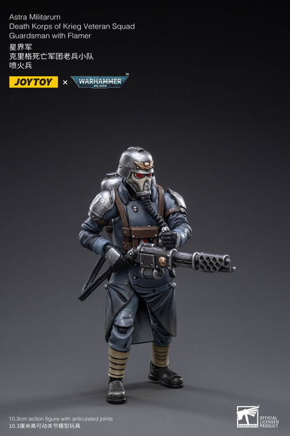 (Pre-Order) Warhammer 40k Astra Militarum Death Korps of Krieg Veteran Squad Guardsman with Flamer - Reissue