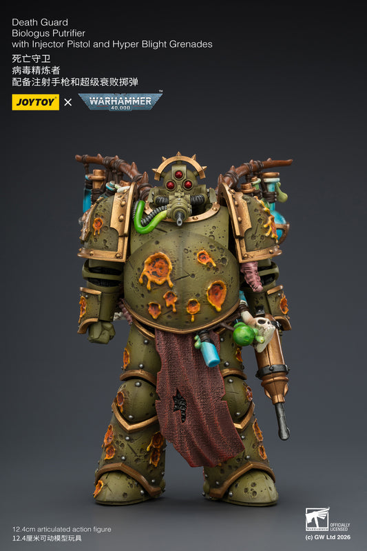 (Pre-Order) Warhammer 40k Death Guard Biologus Putrifier with Injector Pistol and Hyper Blight Grenades