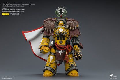 (Pre-Order) Warhammer The Horus Heresy Imperial Fists Lord Castellan Evander Garrius, The Tyrant of Cthonia with the Subjugator and Incineratus