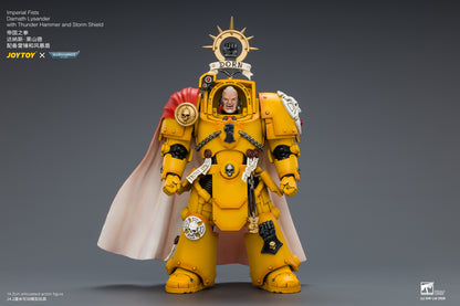 (Pre-Order) Warhammer 40k Imperial Fists Darnath Lysander with Thunder Hammer and Storm Shield