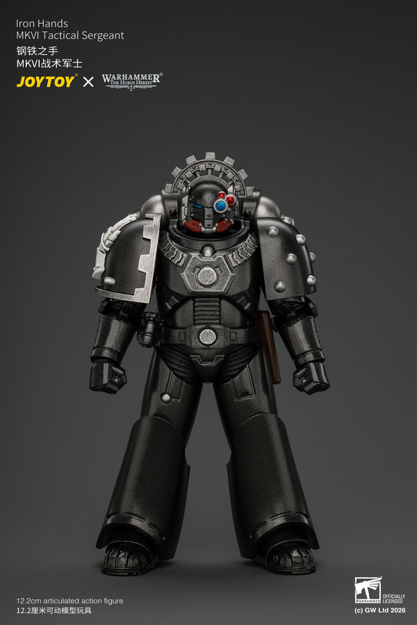 (Pre-Order) Warhammer The Horus Heresy Iron Hands MkVI Tactical Sergeant with Bolter, Plasma Pistol & Power sword